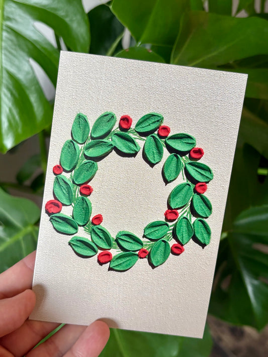 Home For The Holidays 4x6 Greeting Card
