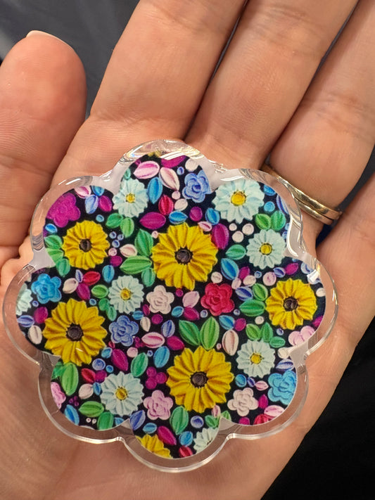 Kindle/Phone Grip Flower