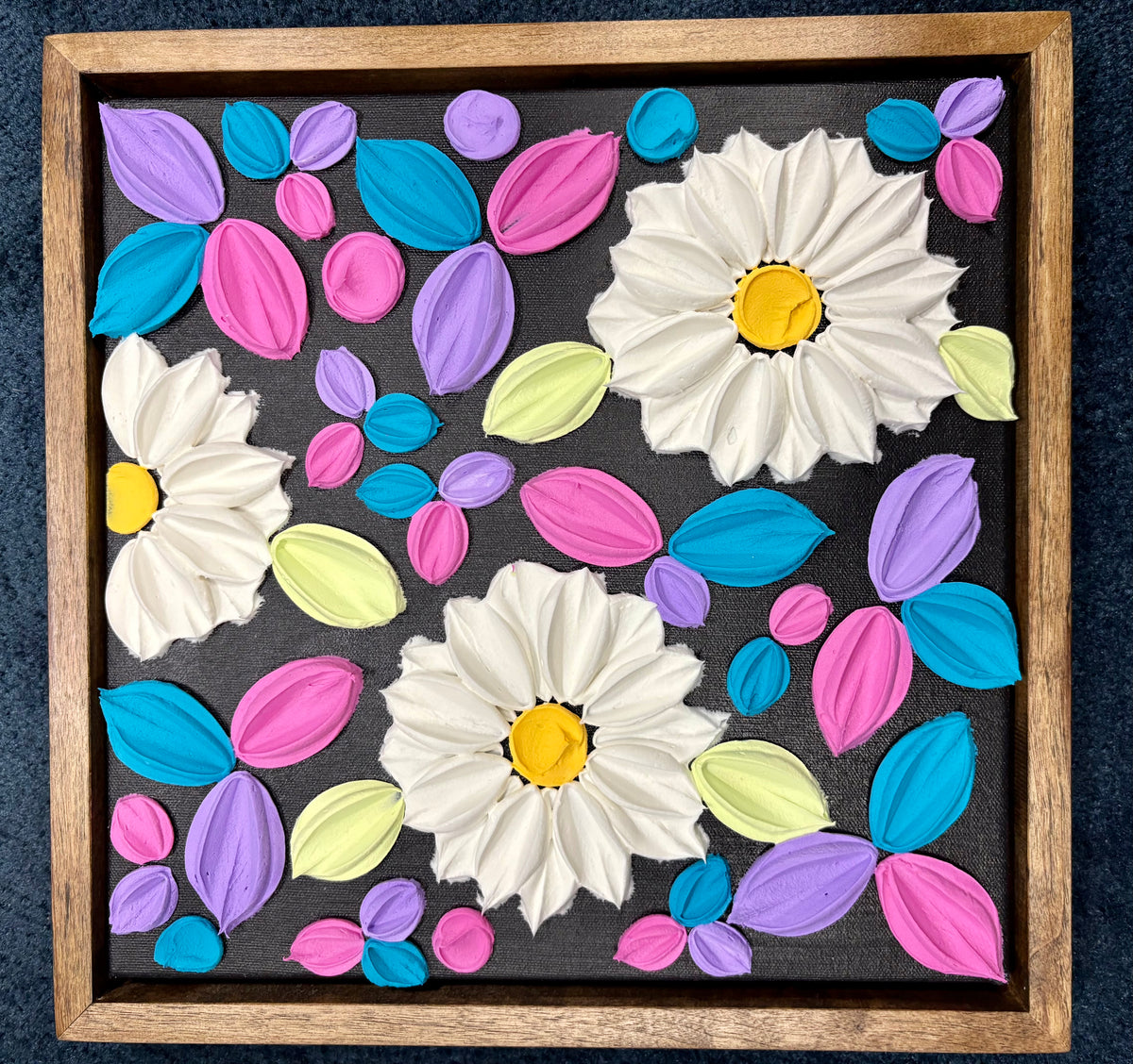 Flower Power 12x12 Framed