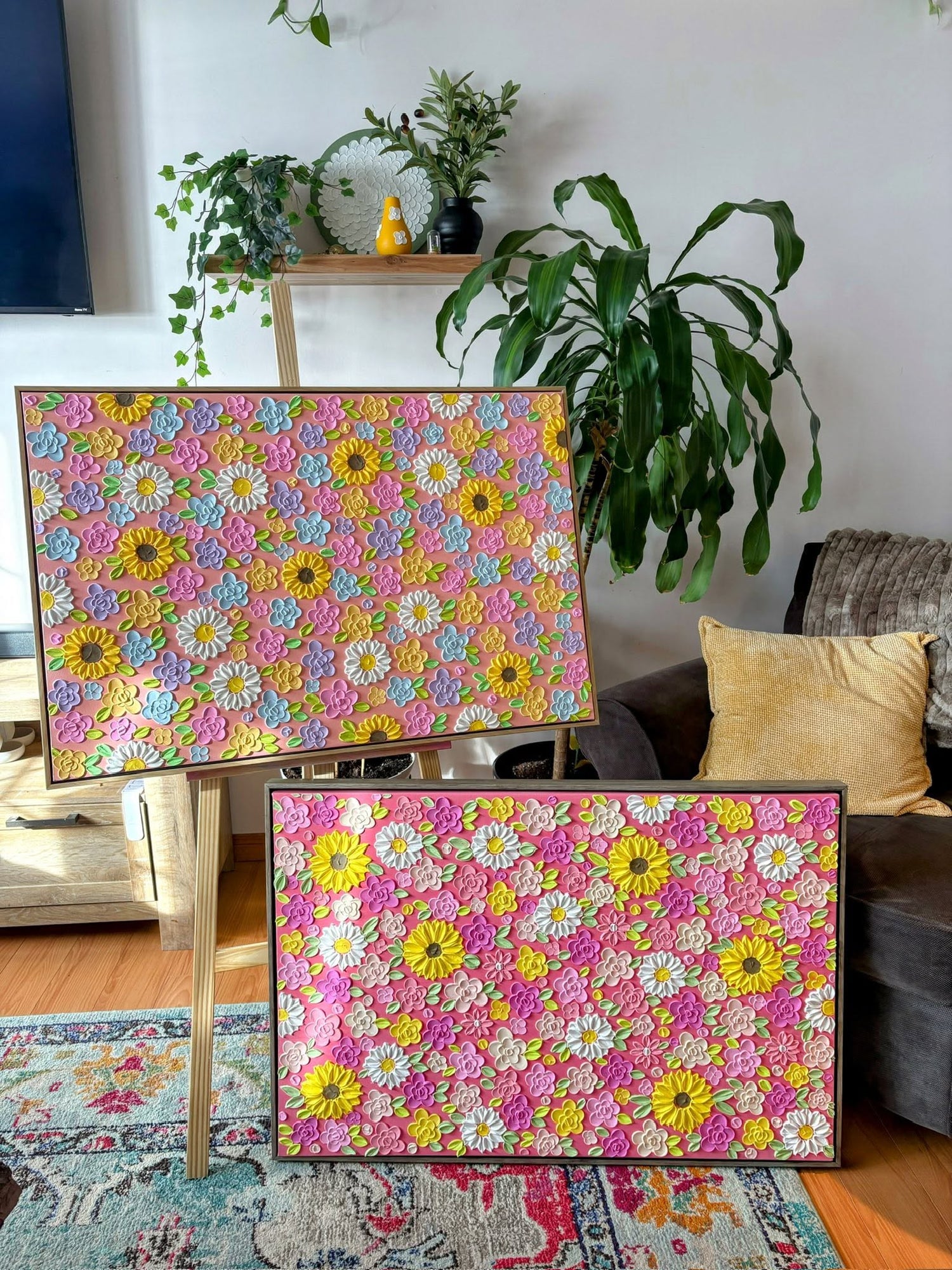 two custom texture paint commissions